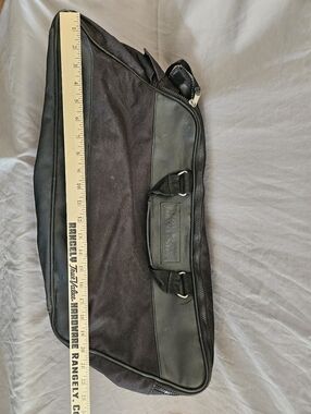 Black Sidebag with Padded Top Handle By Harley Davidson